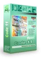 code11 Barcode Font