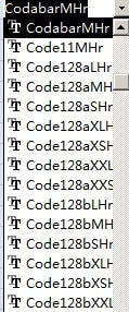 Codabar código de barras access  fuente