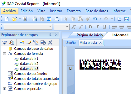 data-matrix crystal reports
