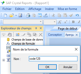 code128 barcode create formule crystal reports