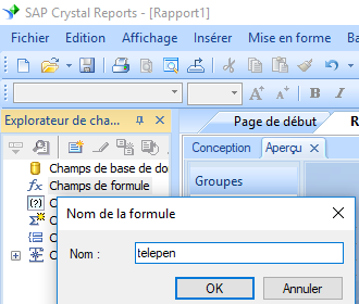 telepen code barres create formule crystal reports