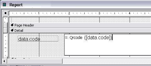 QRCode バーコード access マクロ