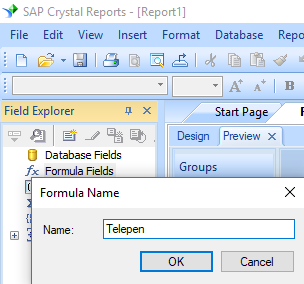 telepen barcode crystal reports create formula
