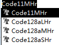 code11 条码 access 字体 